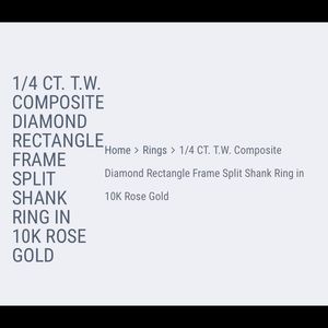 1/4 ct. T.w. Diamond rose gold